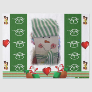 Christmas Tissue Paper, Snowman Tissue Paper