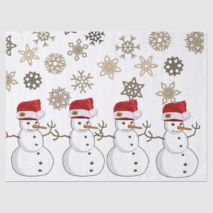 Christmas Tissue Paper, Snowman Tissue Paper