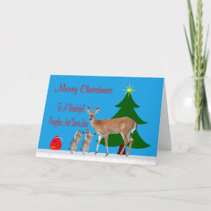 Christmas To Daughter And Son-in-Law Greeting Card