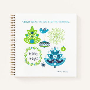 Christmas To-Do List Notebook