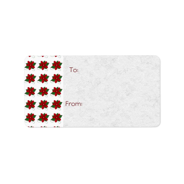 Christmas to from  Labels (Front)