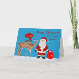 Christmas To Grandson Greeting Card