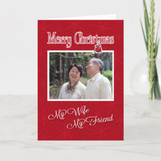 Christmas, to My Wife- Photo card template