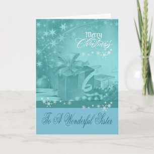 Christmas To Sister Greeting Card