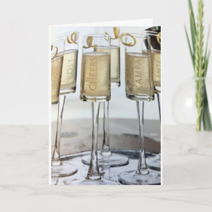 CHRISTMAS TOAST TO FRIENDS CARD