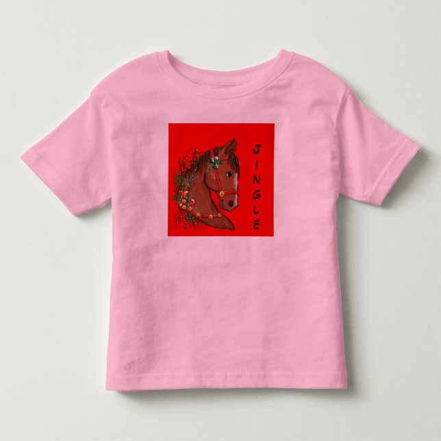 Christmas Toddler Tee Shirt (Front)
