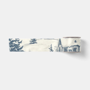 Christmas Toile Pattern Accessories Satin Ribbon