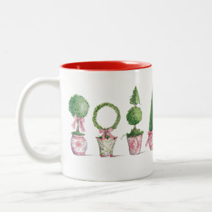 Christmas Topiaries Coffee Mug