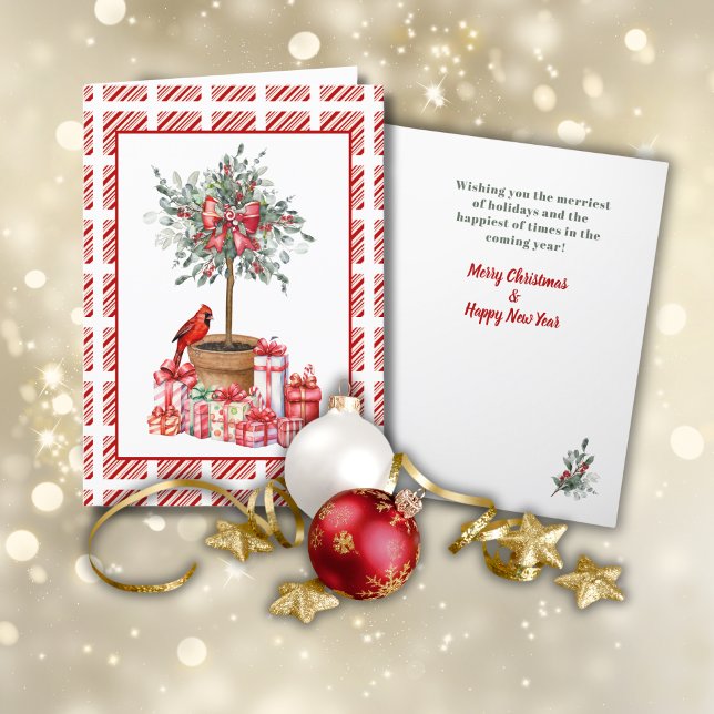 Christmas Topiary Greeting Card (Creator Uploaded)