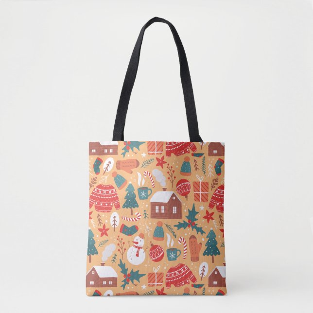 Christmas  tote bag (Front)