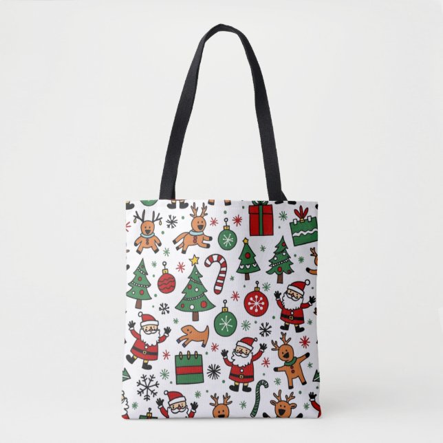 Christmas  tote bag (Front)