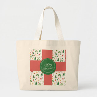 Christmas tote bag for shopping
