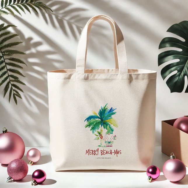Christmas Tote Bags Unique Tropical Design (Creator Uploaded)