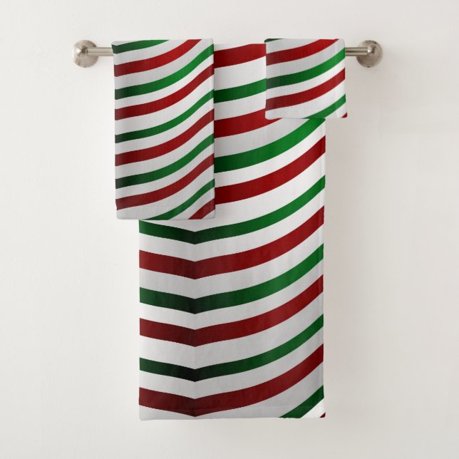 Christmas Towel Sets Personalised Holiday Towels (Insitu)