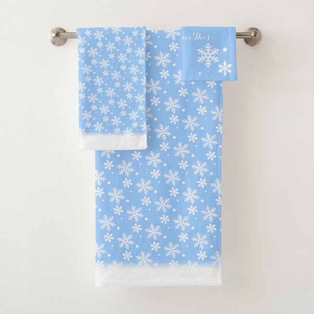 Christmas Towel Sets Personalised Holiday Towels (Insitu)
