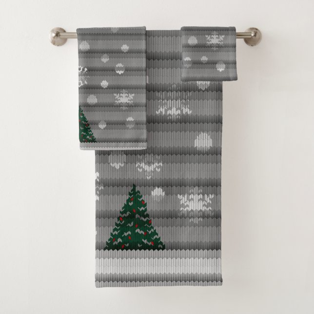Christmas Towel Sets Personalised Holiday Towels (Insitu)