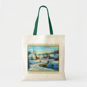 Christmas town bag