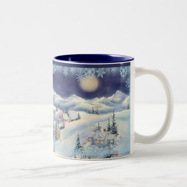 CHRISTMAS TOWN CUP by SHARON SHARPE (Right)