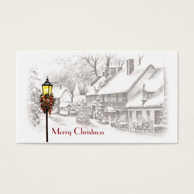 Christmas Town Gift Tags (Front)