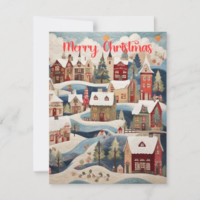 Christmas Town Holiday Card (Front)