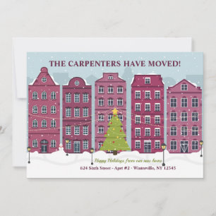 Christmas Town Holiday Moving Card