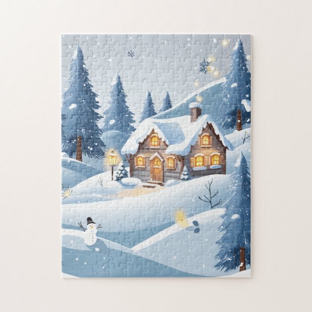 Christmas Town Jigsaw Puzzle (Vertical)
