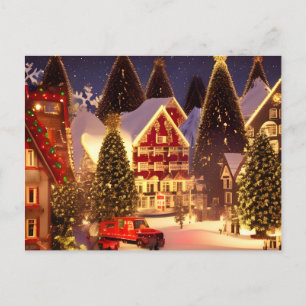 Christmas Town Postcard