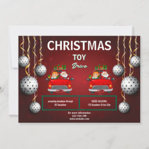 Christmas Toy Drive Invitation