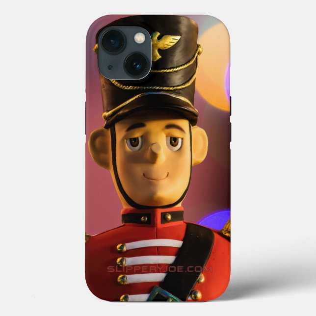Christmas toy soldier figurine SlipperyJoe gay pri Case-Mate iPhone Case (Back)