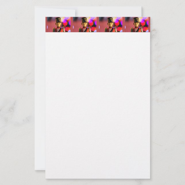 Christmas toy soldier figurine SlipperyJoe gay pri Stationery (Front)