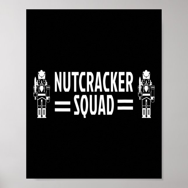 Christmas Toy Soldier Nutcracker Squad  Poster (Front)