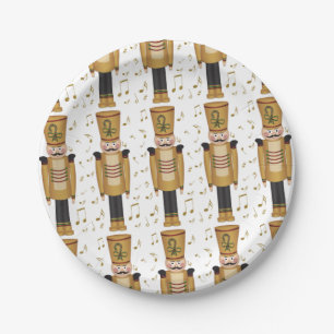Christmas Toy Soldier Nutcracker Xmas Paper Plate