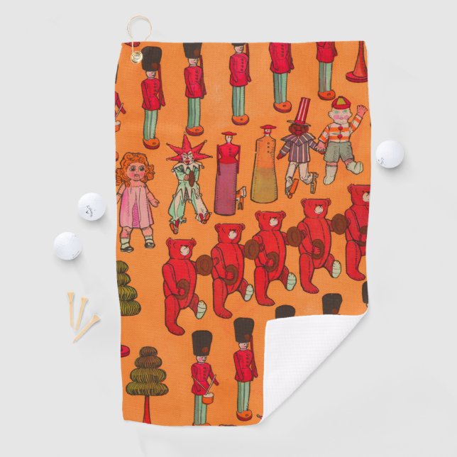 Christmas Toy Vintage Children Play Golf Towel (InSitu)
