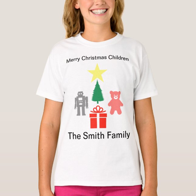 Christmas Toys and Gifts T-Shirt (Front)