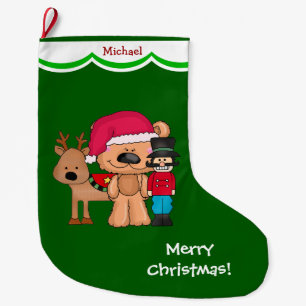 Christmas Toys Personalised Large Christmas Stocking