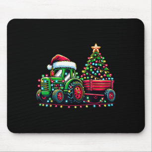 Christmas Tractor Boys Santa Xmas Farm Truck Mouse Mat