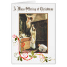 Christmas Traditional Catholic Mass Offering Card