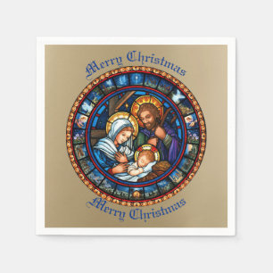 Christmas Traditional Nativity Scene  Napkin