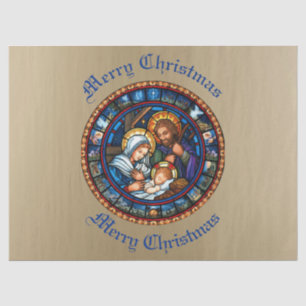 Christmas Traditional Nativity Scene  Tissue Paper