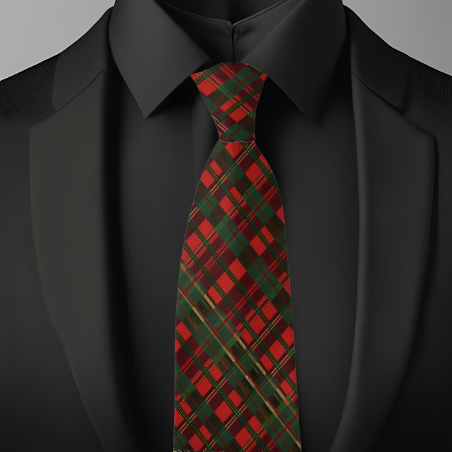 Christmas Traditional Plaid Tie (Creator Uploaded)