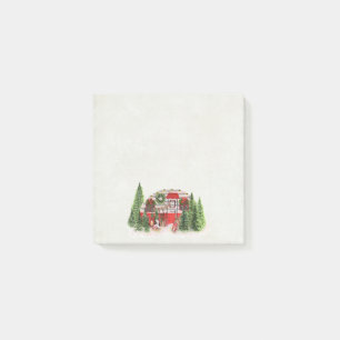 Christmas Trailer Camper Outdoorsy Theme Post-it Notes
