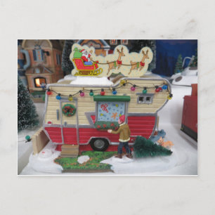 Christmas Trailer Postcard
