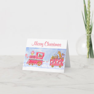 Christmas Train Card