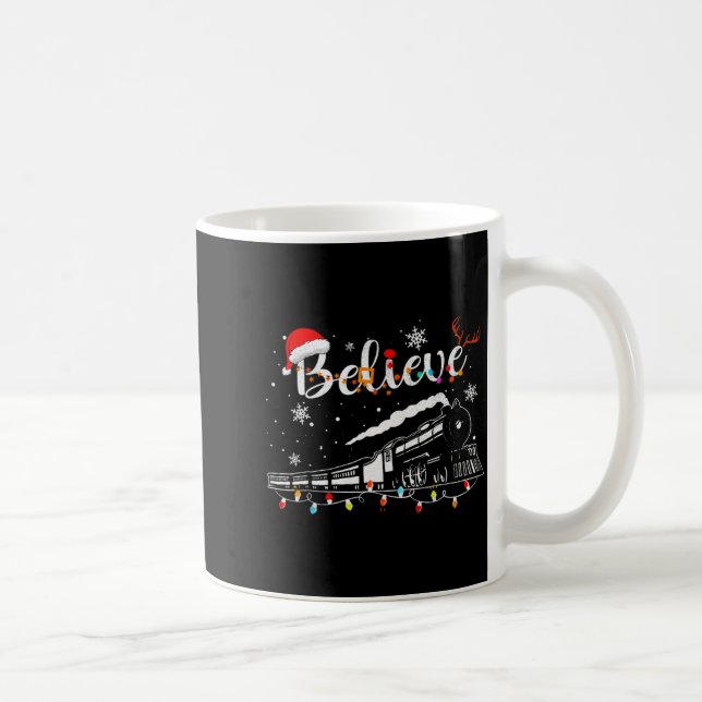 Christmas Train Christmas Believe Express Xmas San Coffee Mug (Right)