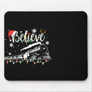 Christmas Train Christmas Believe Polar Express Xm Mouse Mat