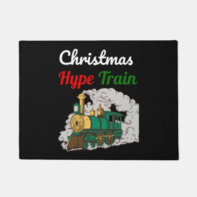Christmas Train - Christmas Hype Train Doormat (Front)