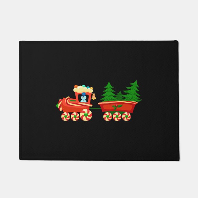 Christmas Train  Doormat (Front)