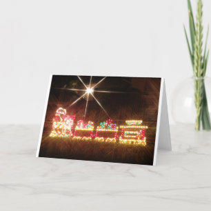 christmas Train Holiday Card