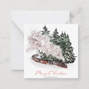 Christmas Train Holiday Photo Card