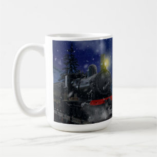 Christmas Train in the snow             Coffee Mug